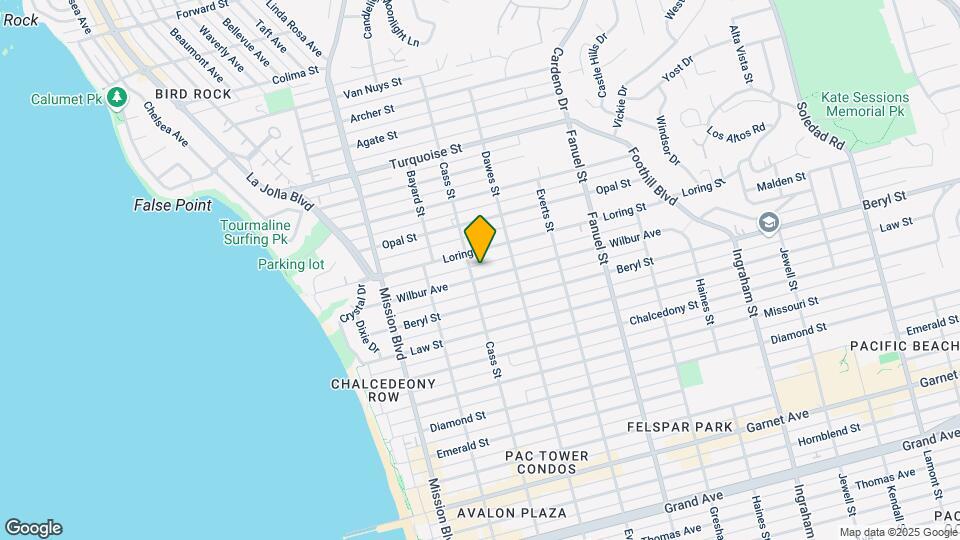 1016 Wilbur Ave Mapa y Detalles de la Ubicación