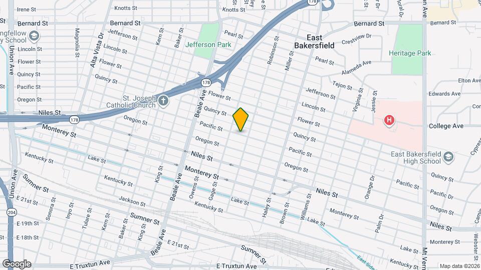1169 Pacific St Map and Location Details