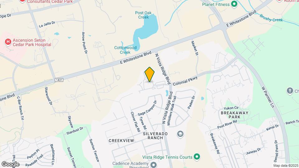 701 N Vista Ridge Blvd Map and Location Details