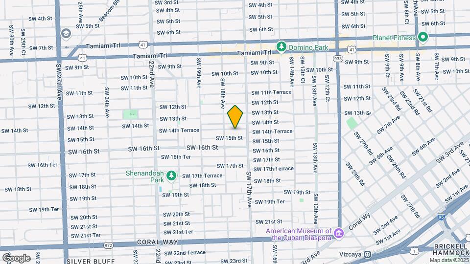 1754 SW 14th Terrace Map and Location Details