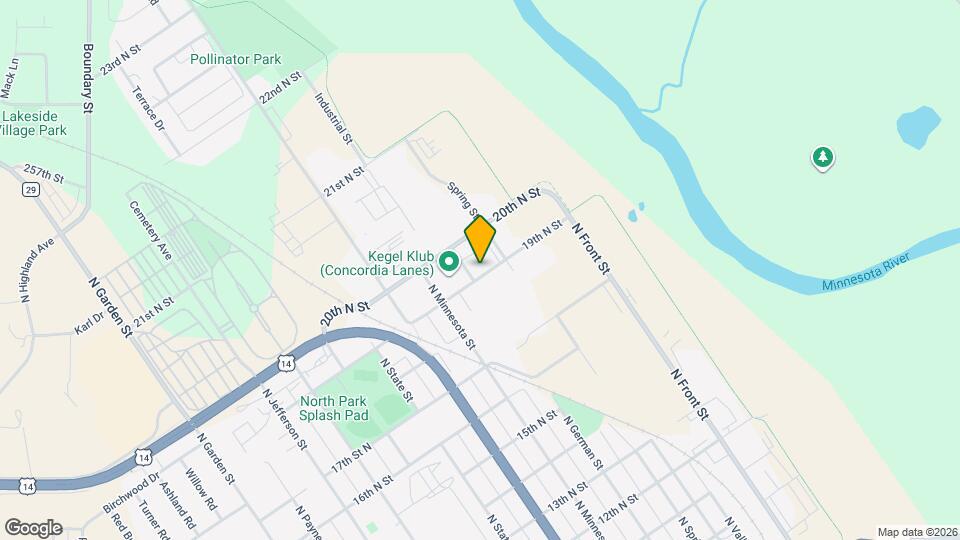 New Ulm Apartments I Map and Location Details