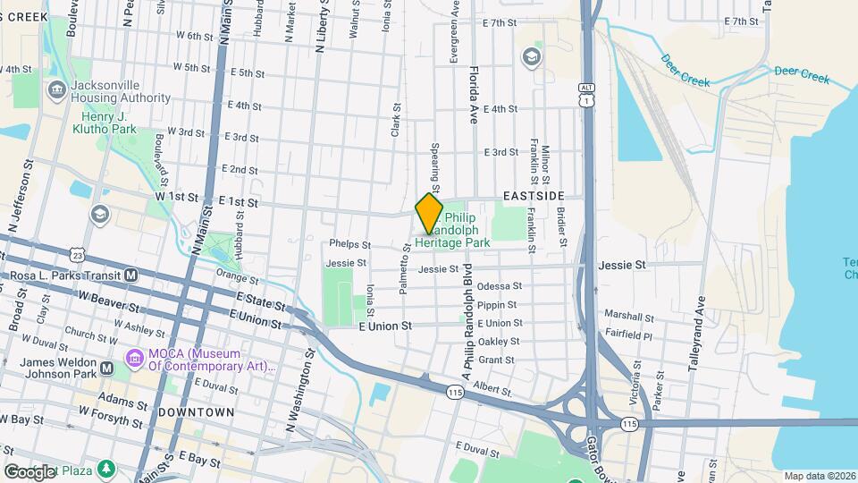 1016 Spearing St Map and Location Details