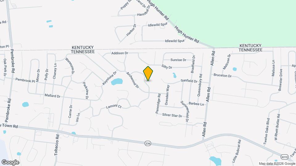 1221 Shorehaven Dr Mapa y Detalles de la Ubicación