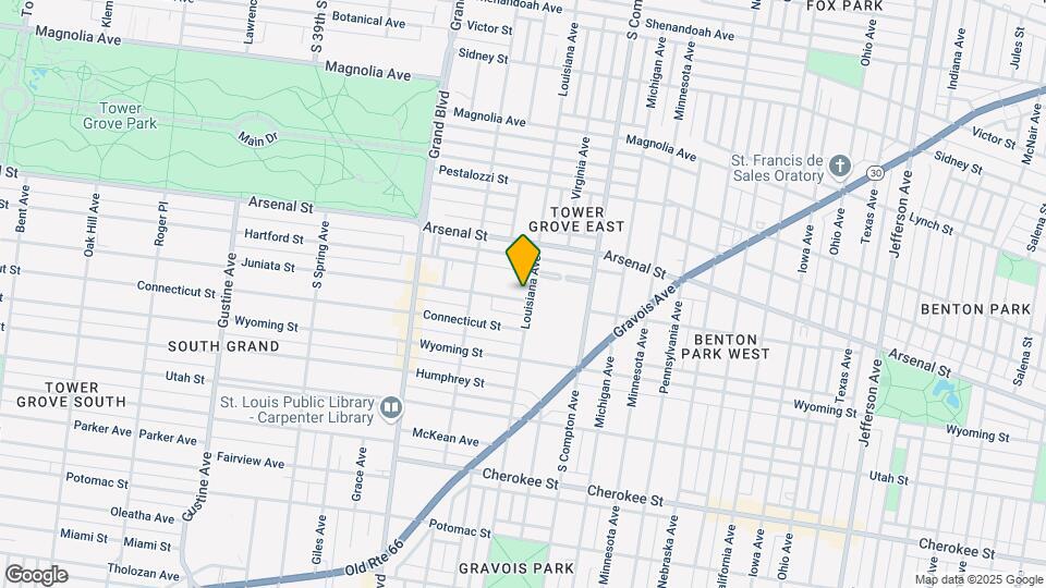 3405 Juniata St Map and Location Details