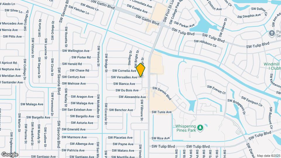 900 SW Versailles Ave Map and Location Details