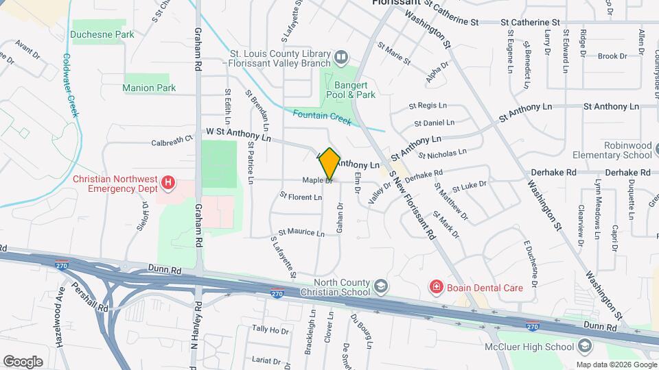 240 Maple Dr Map and Location Details