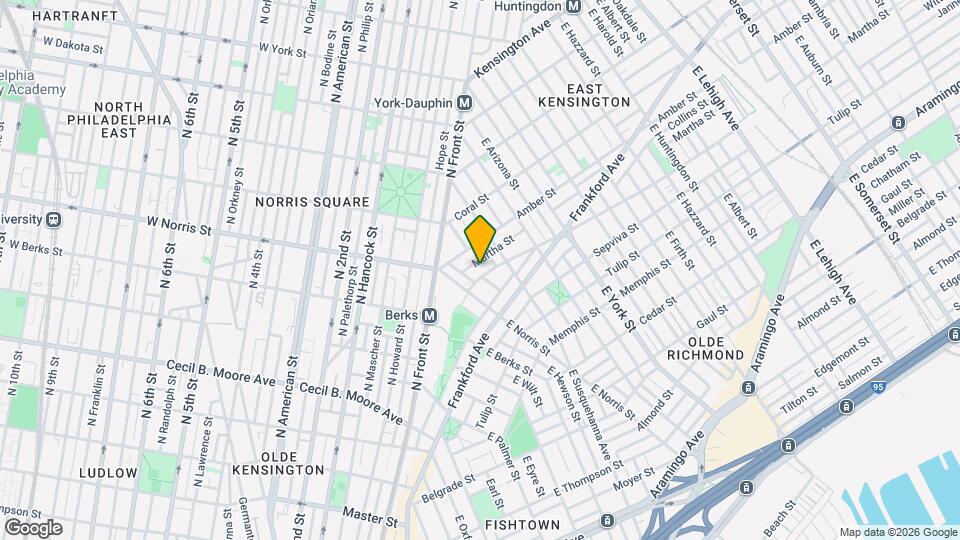 2028 Trenton Ave Map and Location Details