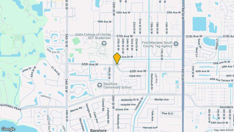 2505 Flamingo Blvd Map and Location Details