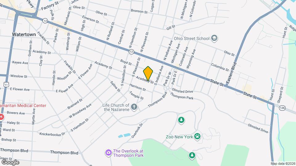 1146 Academy St Map and Location Details