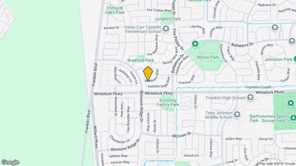 9977 Firethorn Way Map and Location Details