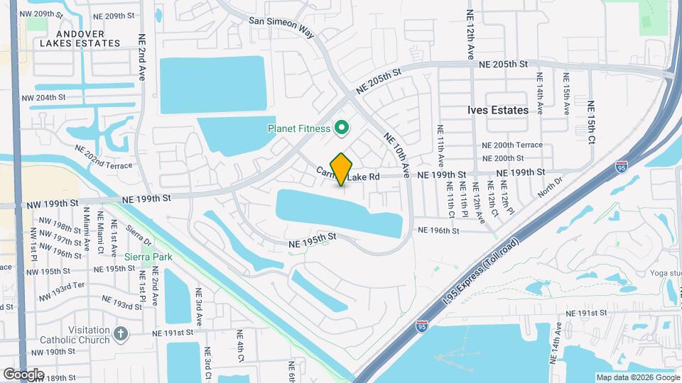 750 NE 199th St Map and Location Details