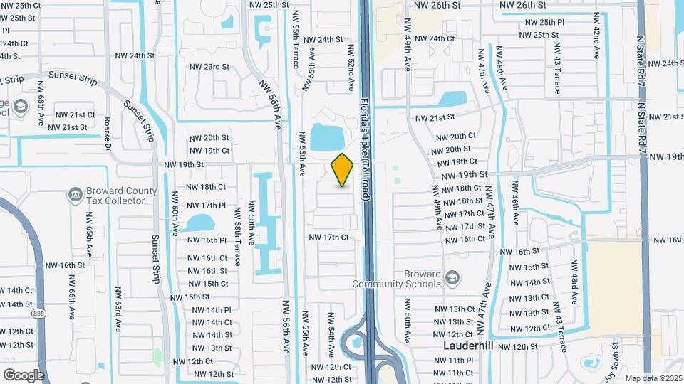 5303 NW 18th Ct Map and Location Details