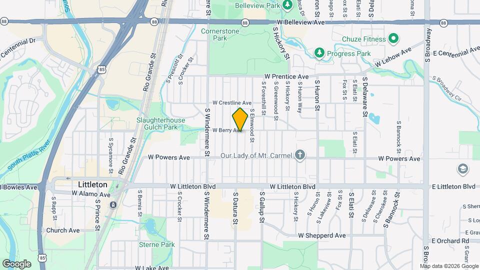 5514 S Datura St Map and Location Details