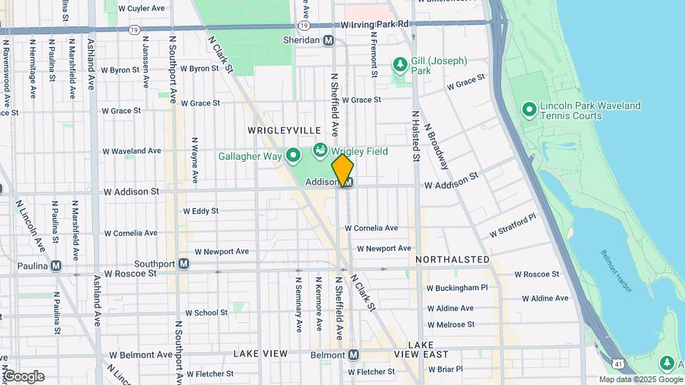 3549 N Sheffield Ave, Unit 2 Map and Location Details