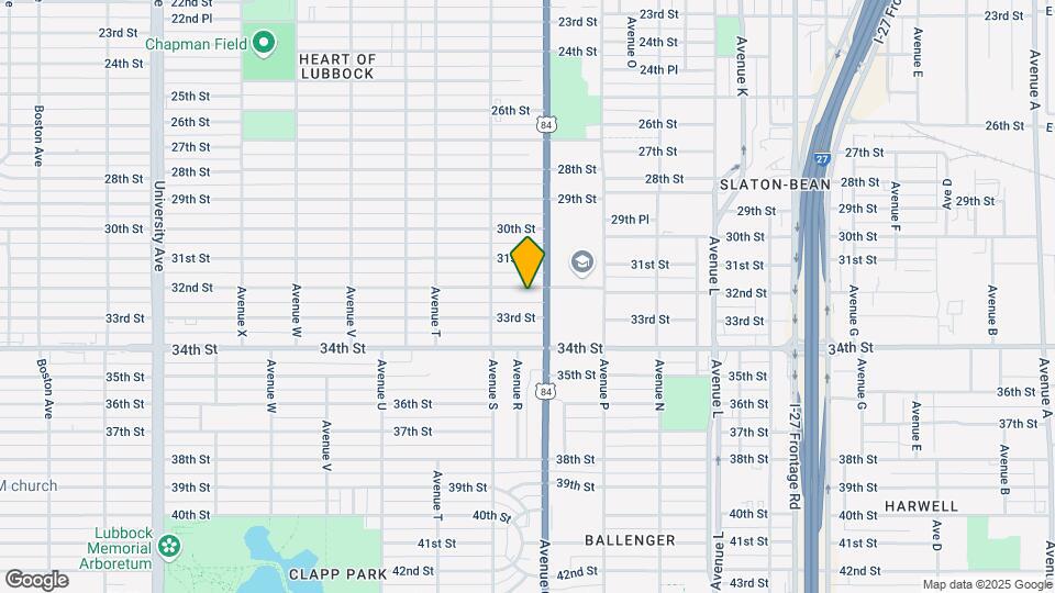 1707 32nd St Map and Location Details