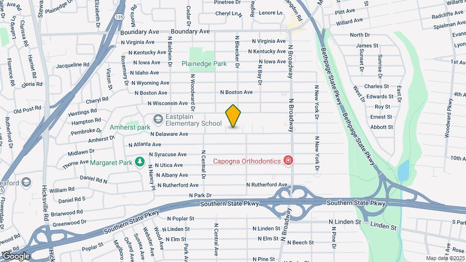253 N Delaware Ave Map and Location Details