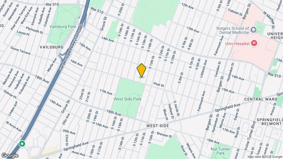 526 S 14th St Map and Location Details