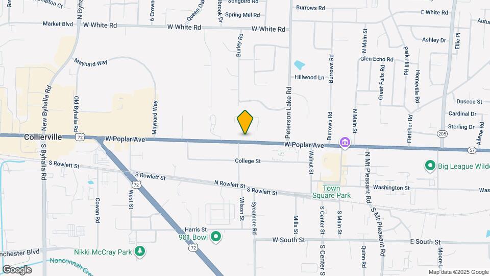 298 W Poplar Ave Map and Location Details