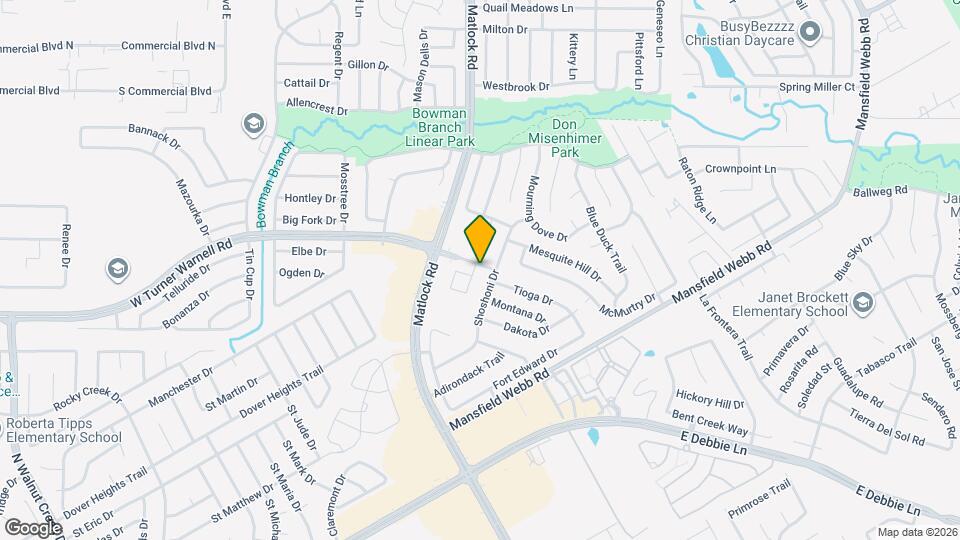 8103 Sawyer Dr Map and Location Details