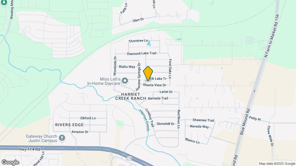 1825 Shasta View Dr Map and Location Details