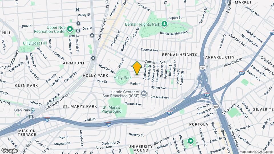 343 Bennington St Mapa y Detalles de la Ubicación