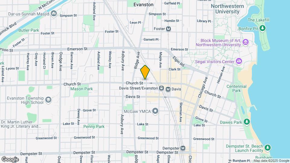 Lodge Evanston Mapa y Detalles de la Ubicación