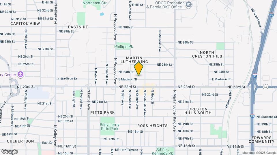 1701 E Madison St Map and Location Details