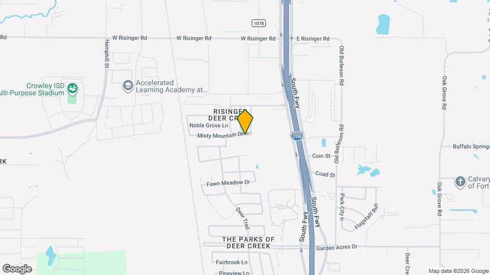 317 Misty Mountain Dr Mapa y Detalles de la Ubicación