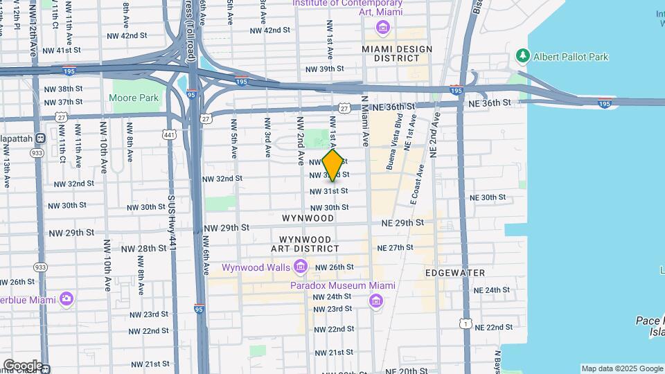 105 NW 31st St Map and Location Details