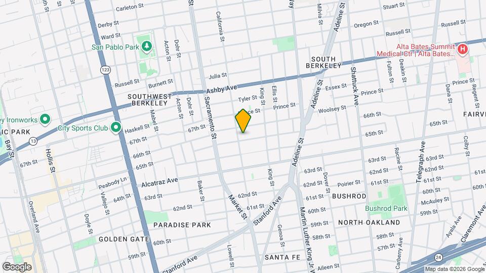 St John Fairview St. (Berkeley) Mapa y Detalles de la Ubicación