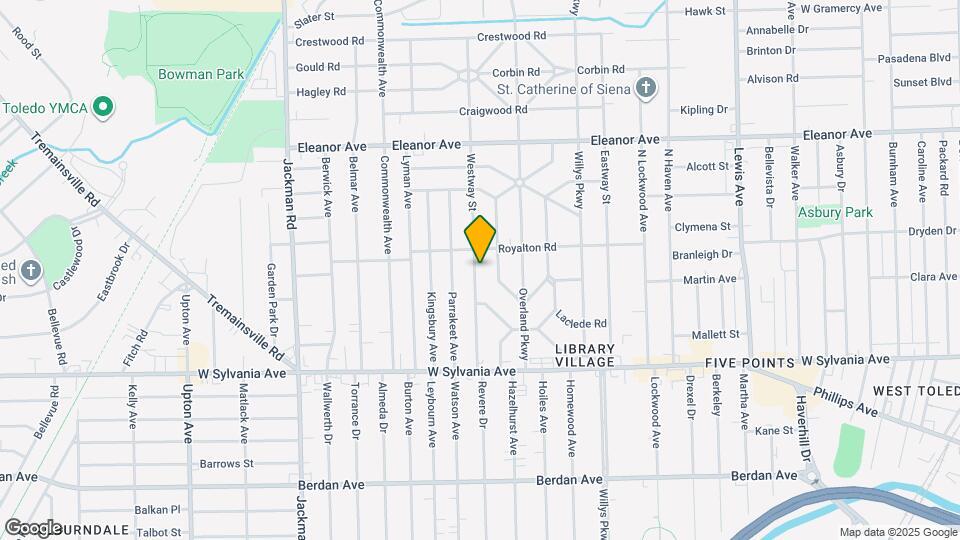 4214 Westway St Map and Location Details