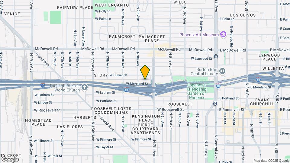 722 W Moreland St, Unit 722 Mapa y Detalles de la Ubicación