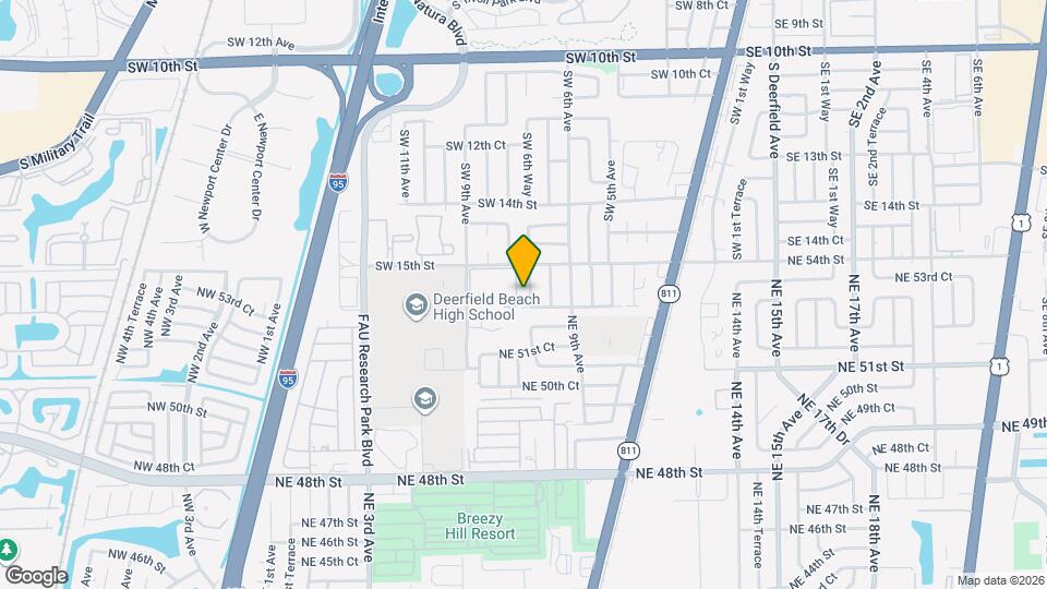 5271 NE 8th Ave Map and Location Details