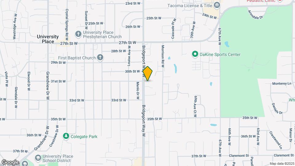 3109 Bridgeport Way W Map and Location Details