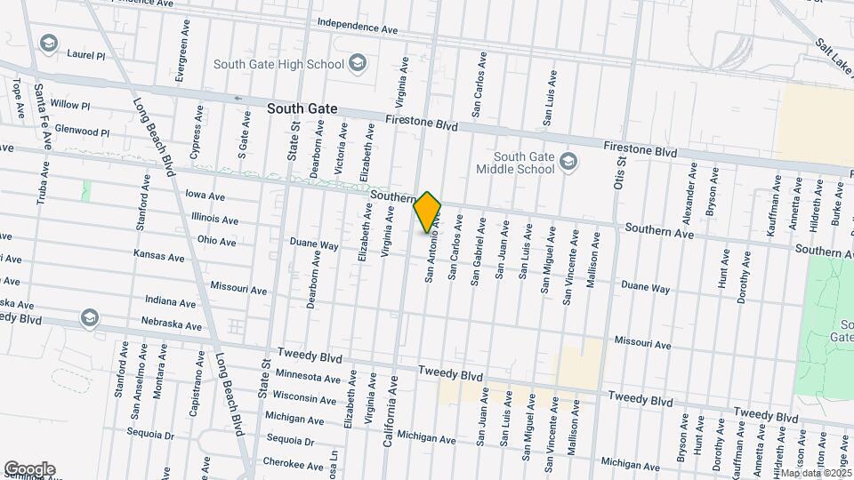 9327 San Antonio Ave Map and Location Details