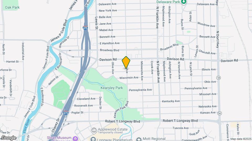 1553 Illinois Ave Map and Location Details