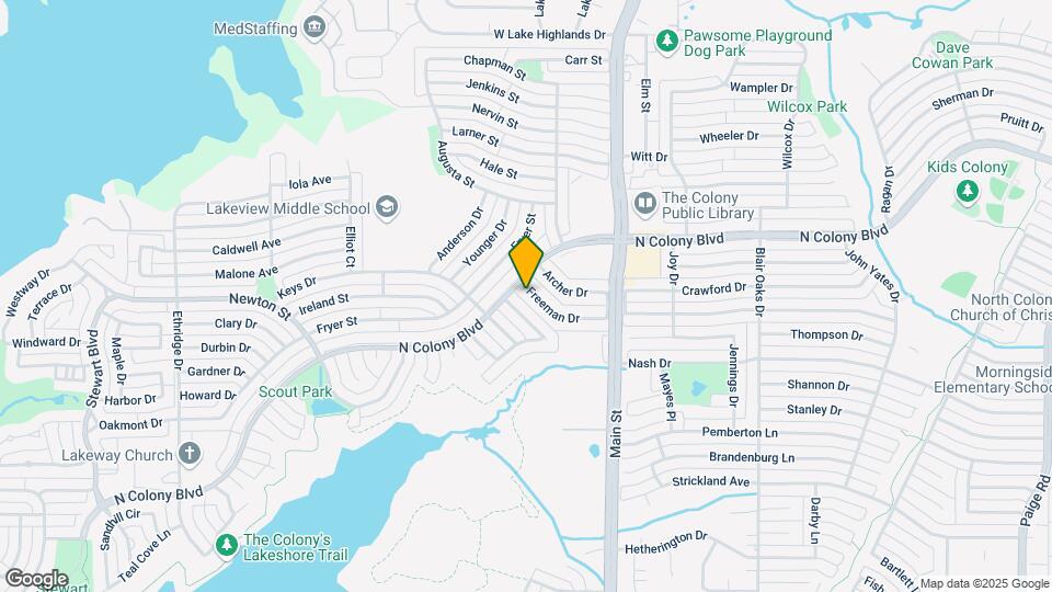 4605 Freeman Dr Map and Location Details