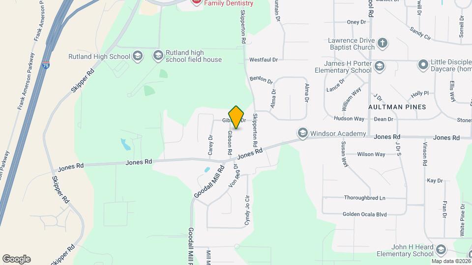 6422 Gibson Rd Map and Location Details