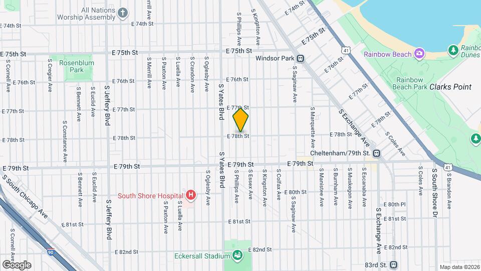 2442 E 78th St Map and Location Details