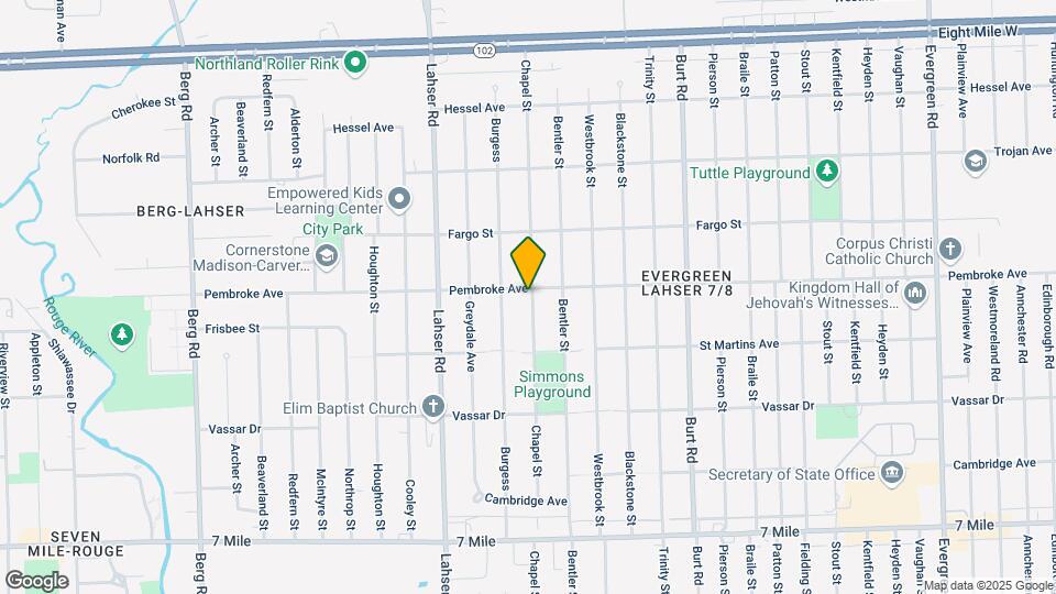 21501 Pembroke Ave Map and Location Details