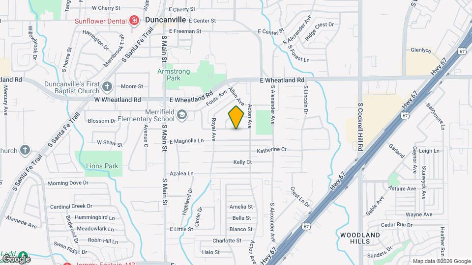 Room in House on E Mona Ave Mapa y Detalles de la Ubicación