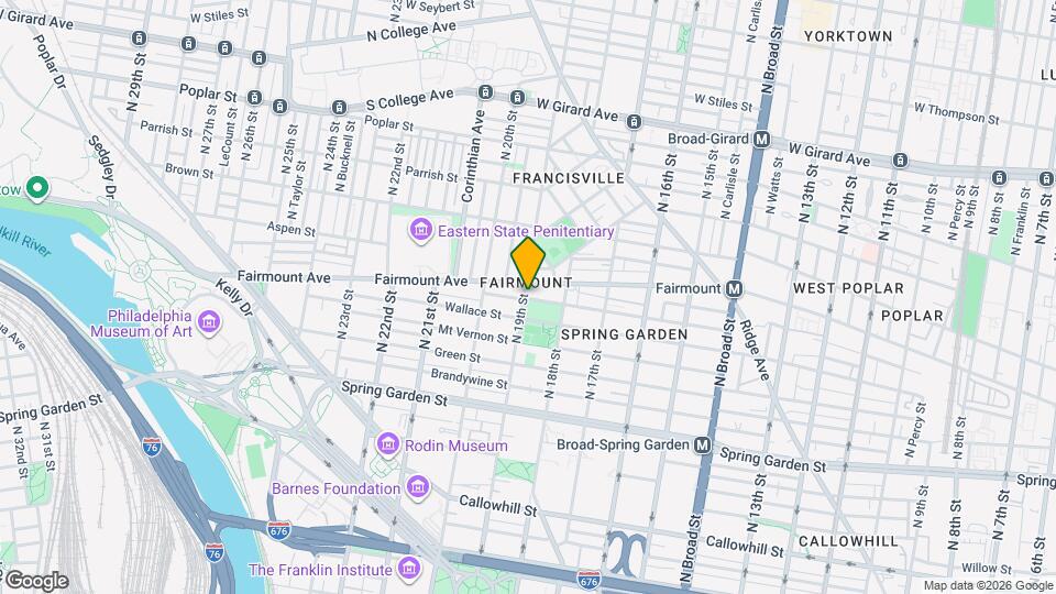 672 N 19th St Map and Location Details