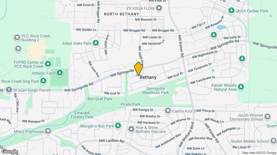 16140 NW Fescue Ct Map and Location Details