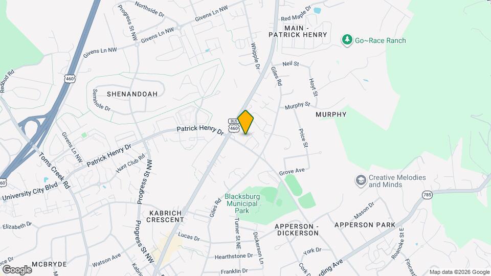 874 Patrick Henry Dr Map and Location Details