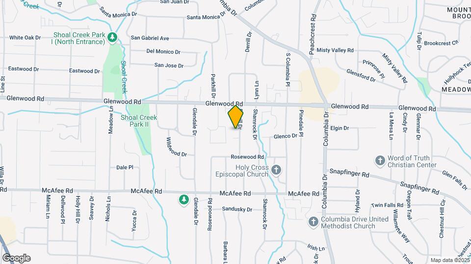 1881 Derrill Dr Map and Location Details