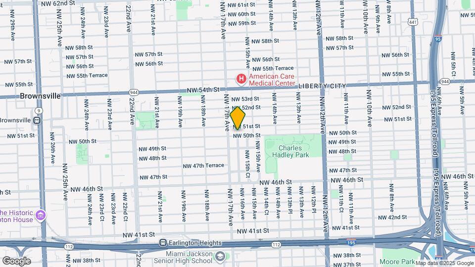 1601 NW 50th St Map and Location Details