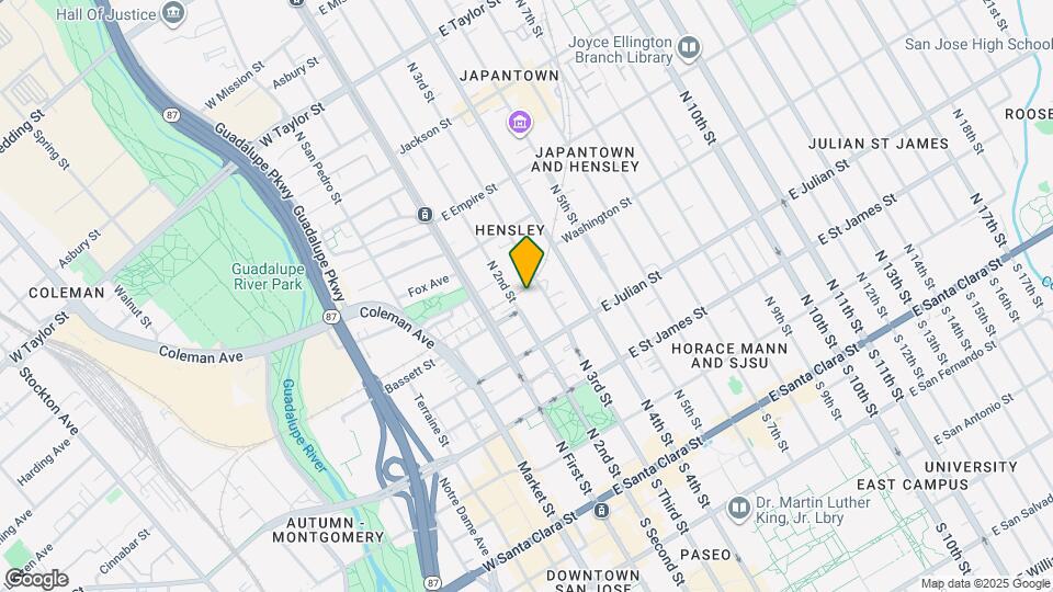 350 N 2nd St Map and Location Details