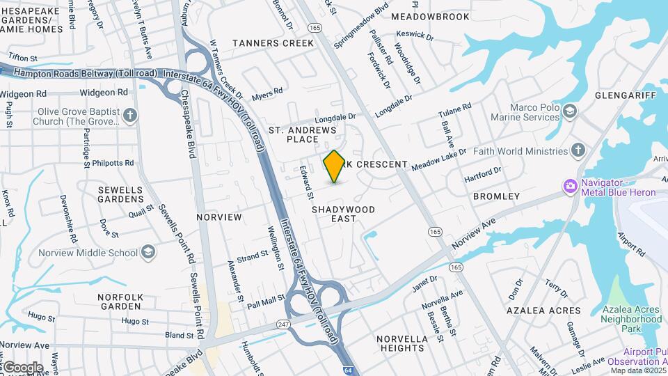 1433 Picadilly St Map and Location Details