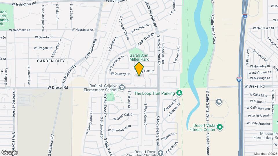 1692 W Wood Bridge Ct Map and Location Details