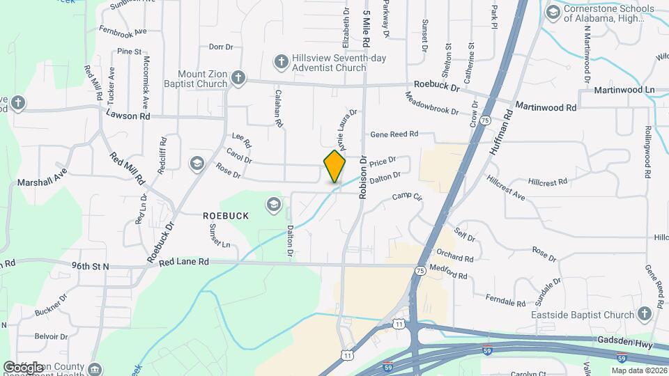 504 Annie Laura Dr Map and Location Details